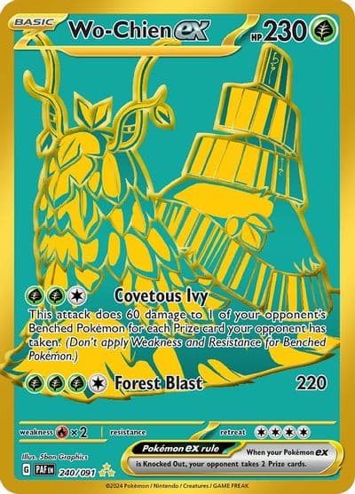 Wo-Chien ex SV: Paldean Fates Pokemon card