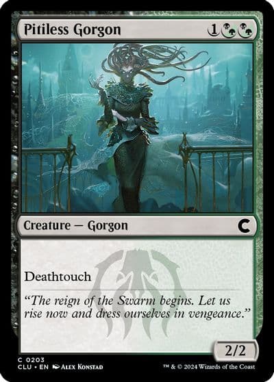 Pitiless Gorgon Ravnica: Clue Edition Magic card