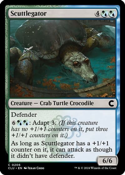 Scuttlegator Ravnica: Clue Edition Magic card