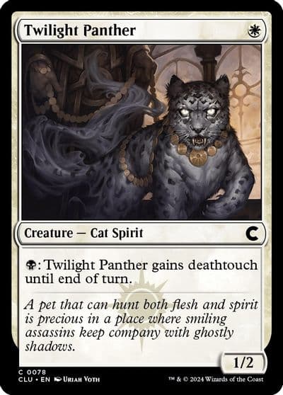 Twilight Panther Ravnica: Clue Edition Magic card