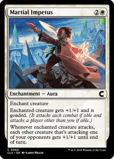 Martial Impetus Ravnica: Clue Edition Magic card