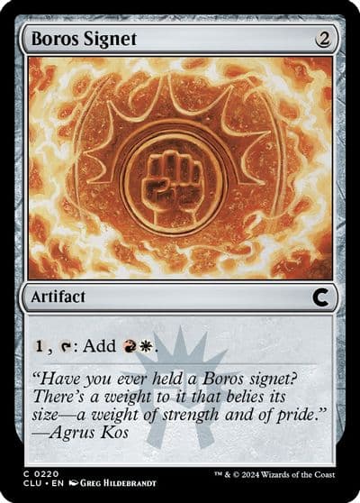 Boros Signet Ravnica: Clue Edition Magic card