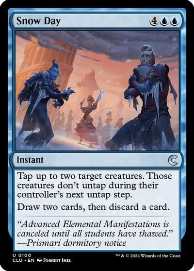 Snow Day Ravnica: Clue Edition Magic card