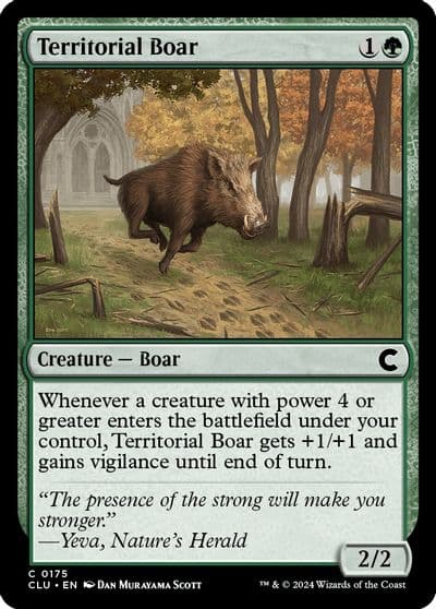 Territorial Boar Ravnica: Clue Edition Magic card