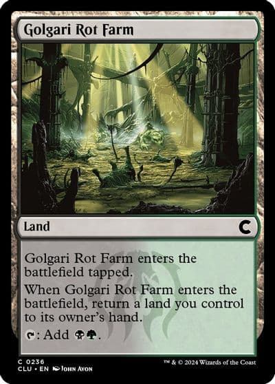 Golgari Rot Farm Ravnica: Clue Edition Magic card