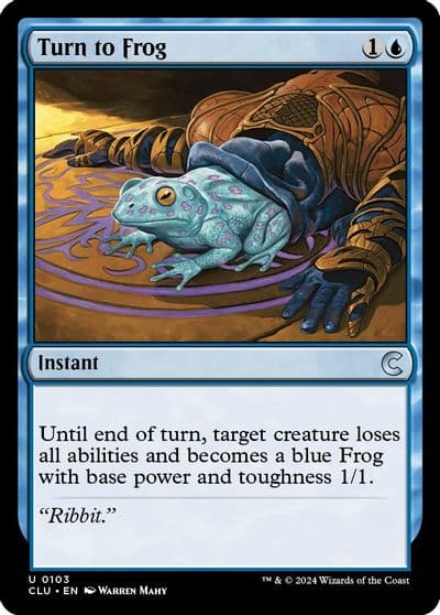 Turn to Frog Ravnica: Clue Edition Magic card