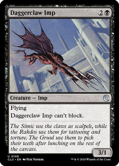 Daggerclaw Imp Ravnica: Clue Edition Magic card