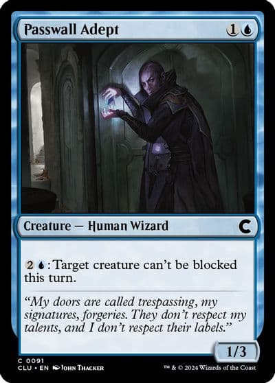 Passwall Adept Ravnica: Clue Edition Magic card