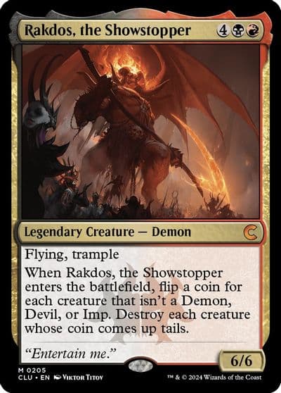 Rakdos the Showstopper Ravnica: Clue Edition Magic card