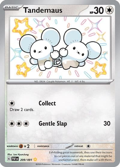 Tandemaus SV: Paldean Fates Pokemon card