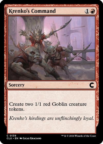 Krenkos Command Ravnica: Clue Edition Magic card