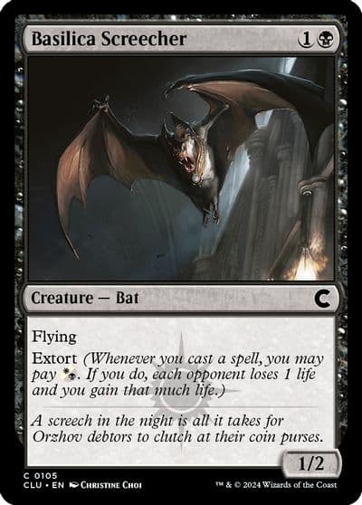 Basilica Screecher Ravnica: Clue Edition Magic card