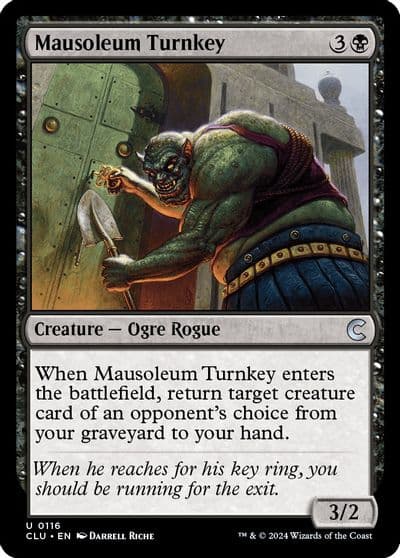 Mausoleum Turnkey Ravnica: Clue Edition Magic card