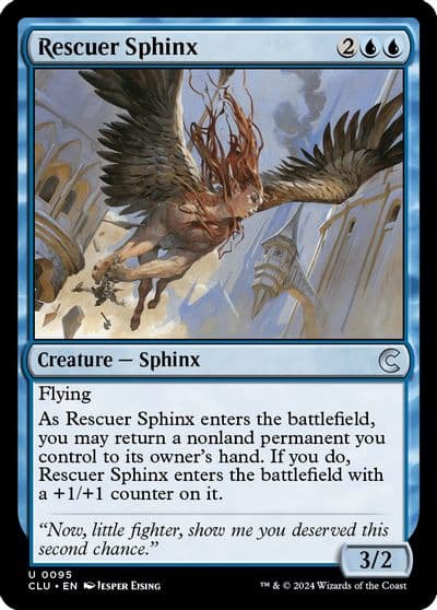 Rescuer Sphinx Ravnica: Clue Edition Magic card