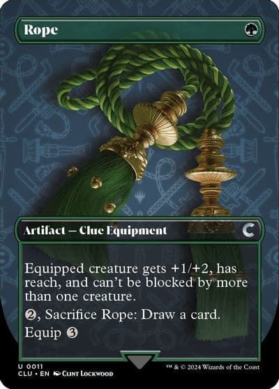 Rope Borderless Ravnica: Clue Edition Magic card