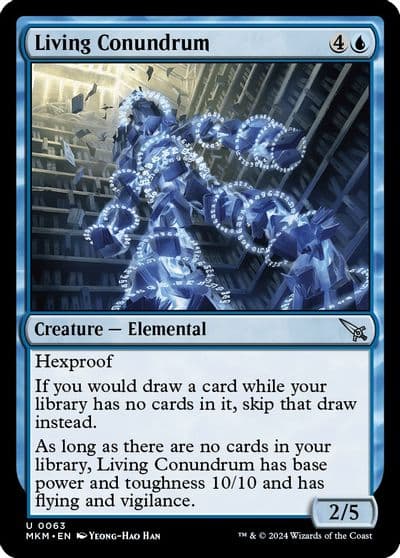 Living Conundrum Murders at Karlov Manor Magic card