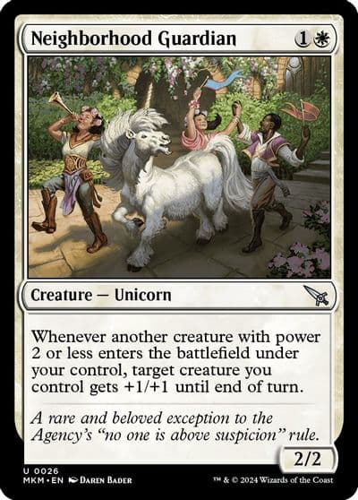 Neighborhood Guardian Murders at Karlov Manor Magic card