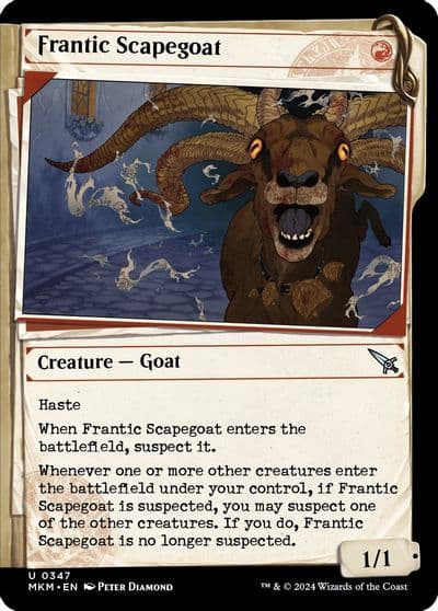 Frantic Scapegoat Showcase Murders at Karlov Manor Magic card