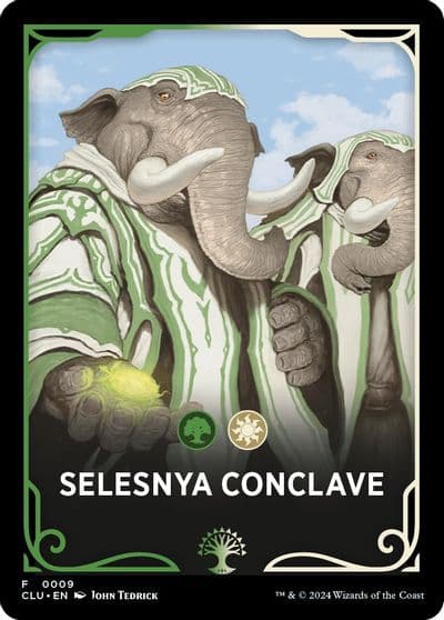 Selesnya Conclave Theme Card Ravnica: Clue Edition Magic card