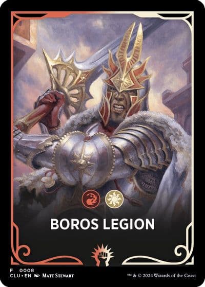 Boros Legion Theme Card Ravnica: Clue Edition Magic card