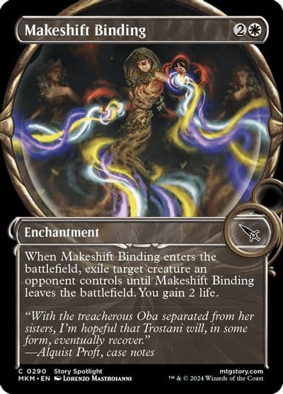 Makeshift Binding Showcase Murders at Karlov Manor Magic card
