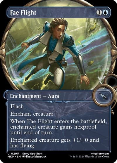 Fae Flight Showcase Murders at Karlov Manor Magic card