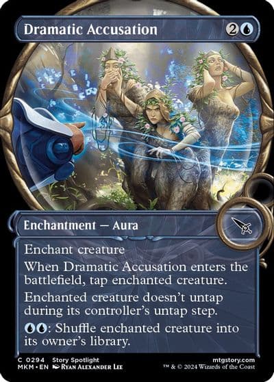 Dramatic Accusation Showcase Murders at Karlov Manor Magic card
