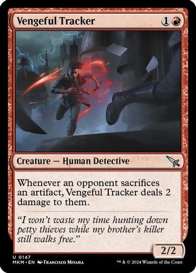 Vengeful Tracker Murders at Karlov Manor Magic card