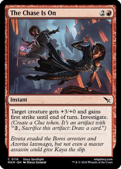 The Chase Is On Murders at Karlov Manor Magic card