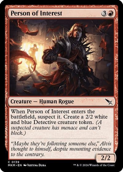 Person of Interest Murders at Karlov Manor Magic card