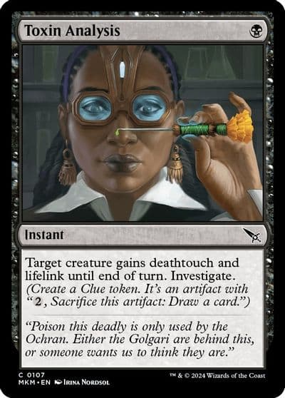 Toxin Analysis Murders at Karlov Manor Magic card