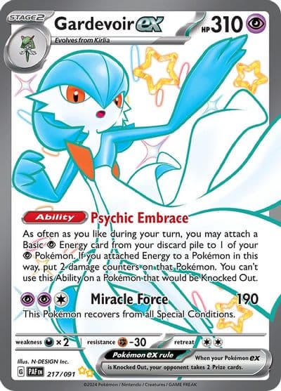 Gardevoir ex SV: Paldean Fates Pokemon card
