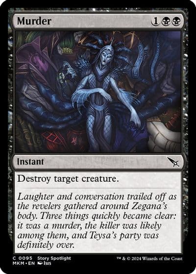 Murder Murders at Karlov Manor Magic card