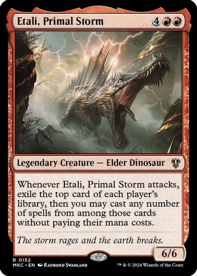 Etali Primal Storm Commander: Murders at Karlov Manor Magic card
