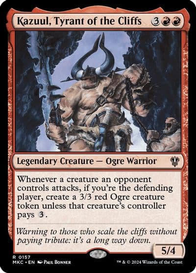 Kazuul Tyrant of the Cliffs Commander: Murders at Karlov Manor Magic card