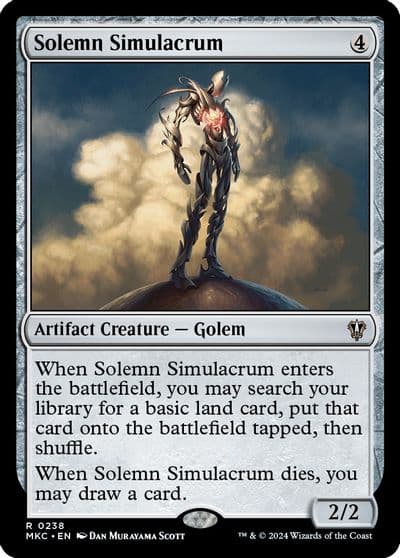 Solemn Simulacrum Commander: Murders at Karlov Manor Magic card
