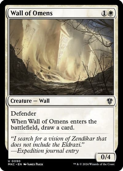Wall of Omens Commander: Murders at Karlov Manor Magic card