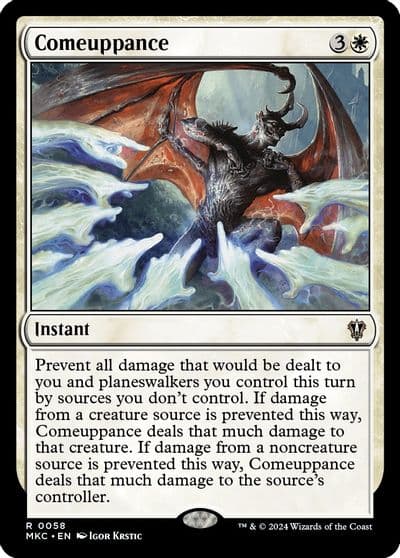 Comeuppance Commander: Murders at Karlov Manor Magic card