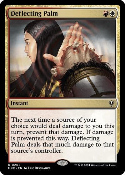 Deflecting Palm Commander: Murders at Karlov Manor Magic card