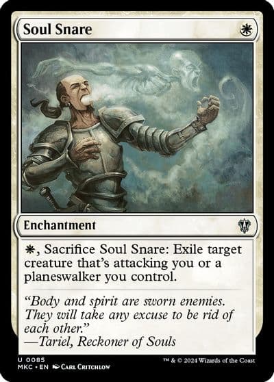 Soul Snare Commander: Murders at Karlov Manor Magic card