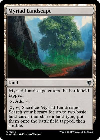 Myriad Landscape Commander: Murders at Karlov Manor Magic card