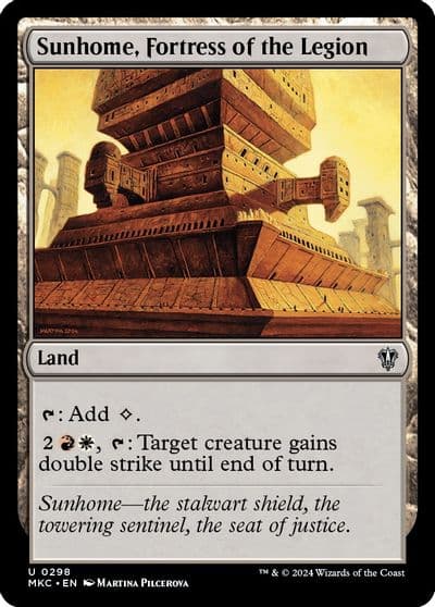 Sunhome Fortress of the Legion Commander: Murders at Karlov Manor Magic card