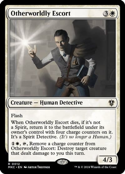 Otherworldly Escort Commander: Murders at Karlov Manor Magic card