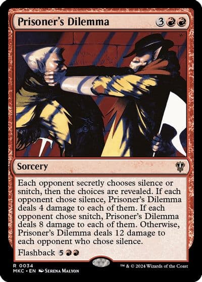 Prisoners Dilemma Commander: Murders at Karlov Manor Magic card