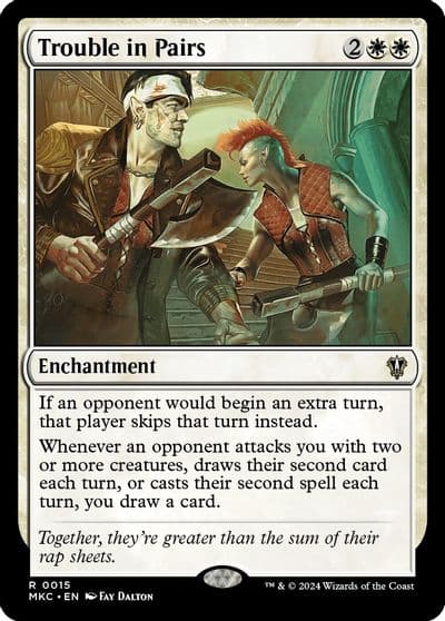 Trouble in Pairs Commander: Murders at Karlov Manor Magic card
