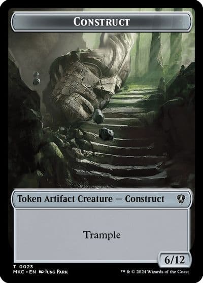 Construct Soldier Double Sided Token Commander: Murders at Karlov Manor Magic card