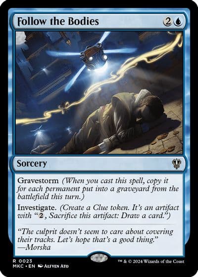 Follow the Bodies Commander: Murders at Karlov Manor Magic card