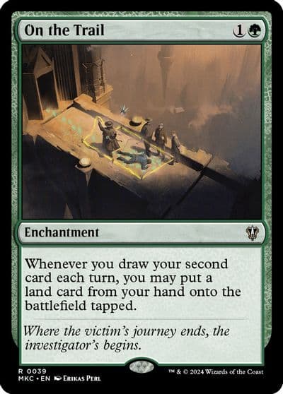 On the Trail Commander: Murders at Karlov Manor Magic card