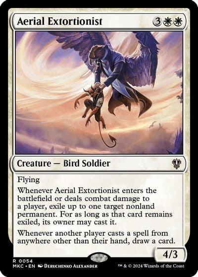 Aerial Extortionist Commander: Murders at Karlov Manor Magic card