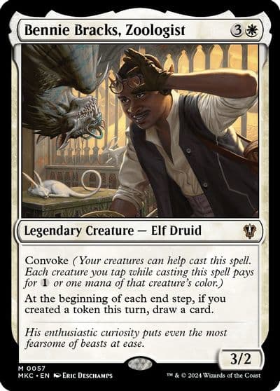 Bennie Bracks Zoologist Commander: Murders at Karlov Manor Magic card